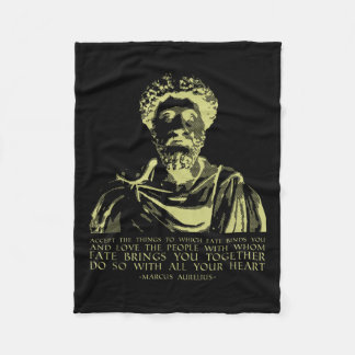 Couverture Polaire Citation Philosophique Sayings stoïques Marcus Aur