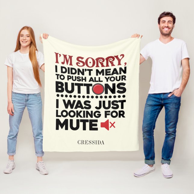 Couverture Polaire Citation sarcastique n'a pas signifié de pousser v (En situation)