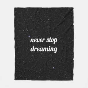 Couverture Polaire Citation Sherpa Blanket sur le ciel nocturne avec