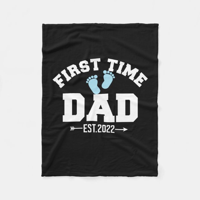 Couverture Polaire Citations grand-père | First Time Papa 2022 (Devant)