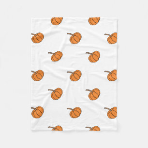 Couverture Polaire Citrouille de Halloween