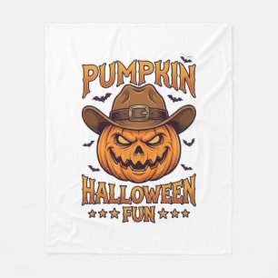 Couverture Polaire Citrouille Halloween Amusement Lanterne Jack Chape