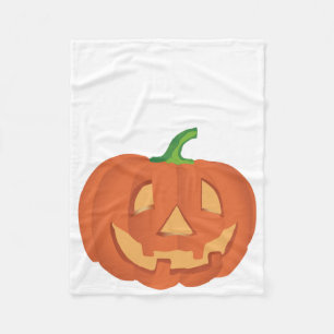 Couverture Polaire Citrouille pour Halloween 1