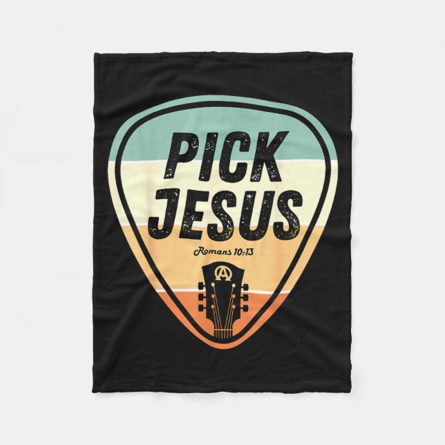 Couverture Polaire Ck Jesus Shirt Funny Christian Music Guitar Ck Men (Devant)