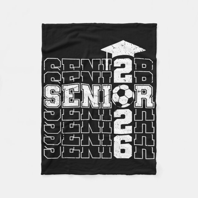 Couverture Polaire Cl Of 2026 Senior 2026 Soccer Seniors Graduation  (Devant)