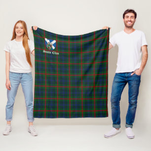 Couverture Polaire Clan Aiton Tartan Plaid