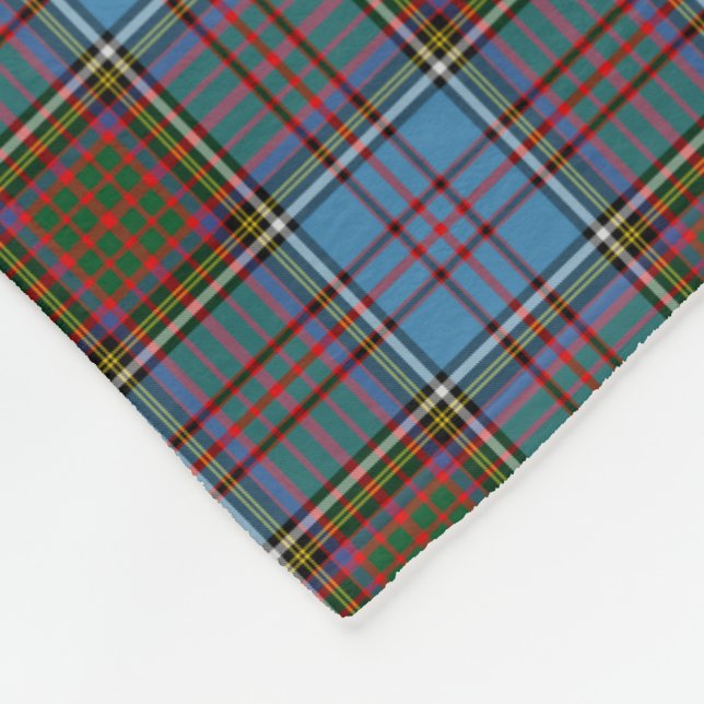 Couverture Polaire Clan Anderson Scottish Tartan Plaid Motif (Coin)