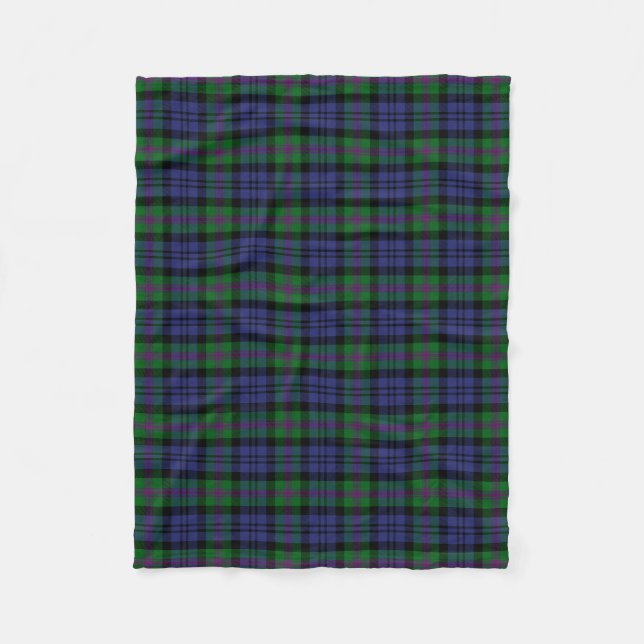 Couverture Polaire Clan Baird Tartan (Devant)