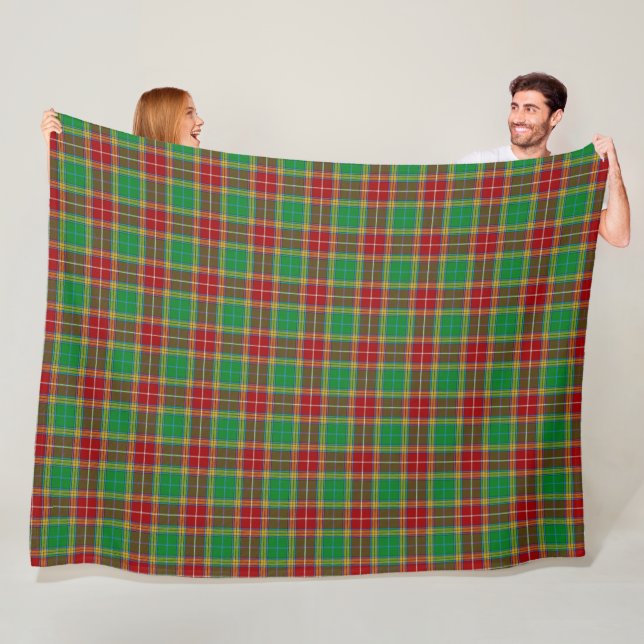 Couverture Polaire Clan Baxter Tartan (En situation)