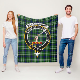 Couverture Polaire Clan Blackadder Tartan Plaid