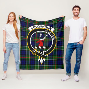 Couverture Polaire Clan Colquhoun moderne Tartan Plaid