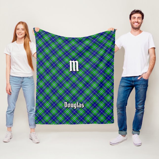 Couverture Polaire Clan Douglas Tartan (En situation)
