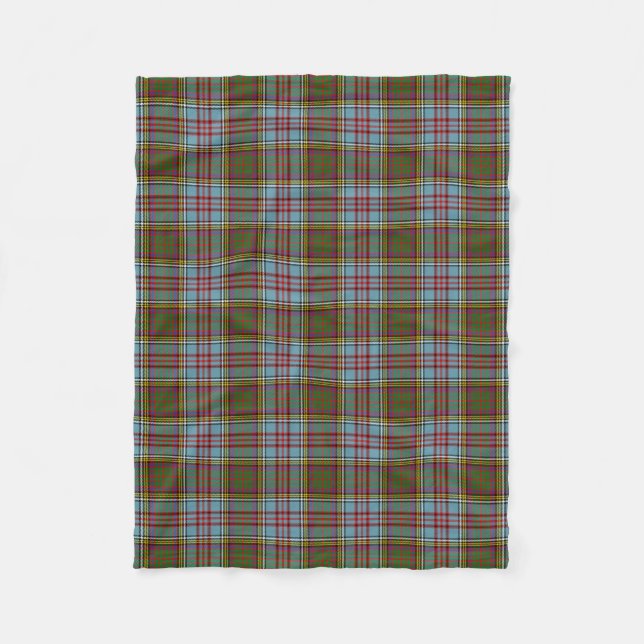 Couverture Polaire Clan écossais Anderson Tartan Plaid (Devant)
