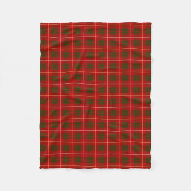 Couverture Polaire Clan écossais Bruce Tartan Plaid (Devant)