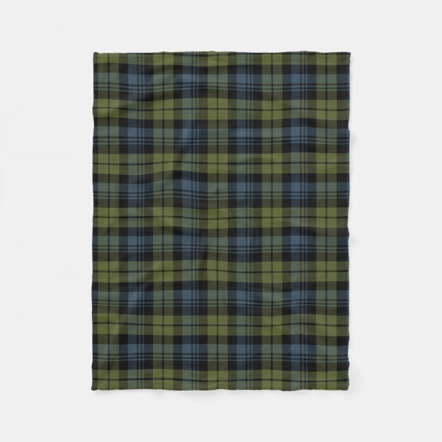 Couverture Polaire Clan écossais Campbell Tartan Plaid (Devant)