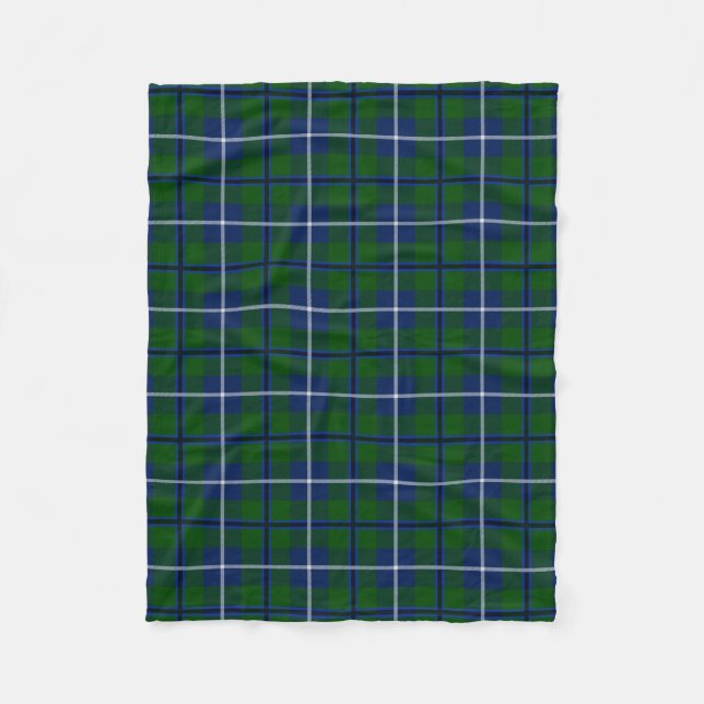 Couverture Polaire Clan écossais Douglas Tartan Plaid (Devant)