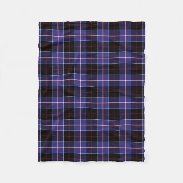 Couverture Polaire Clan écossais Dunlap Tartan Plaid (Devant)