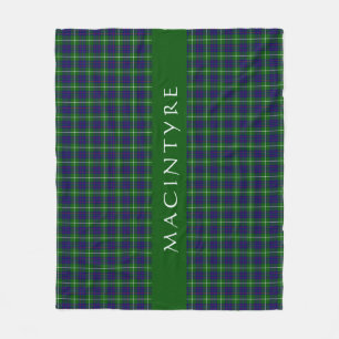 Couverture Polaire Clan écossais élégant MacIntyre Tartan personnalis