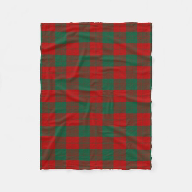 Couverture Polaire Clan écossais Erskine Tartan Plaid (Devant)
