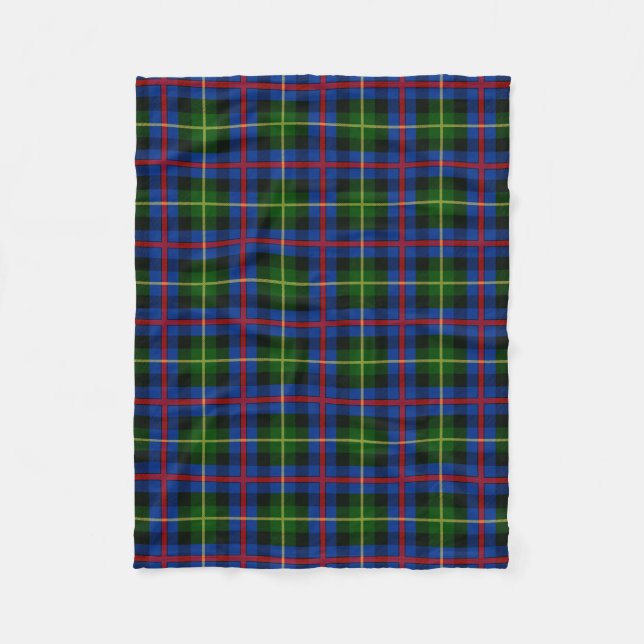 Couverture Polaire Clan écossais Farquharson Tartan Plaid (Devant)