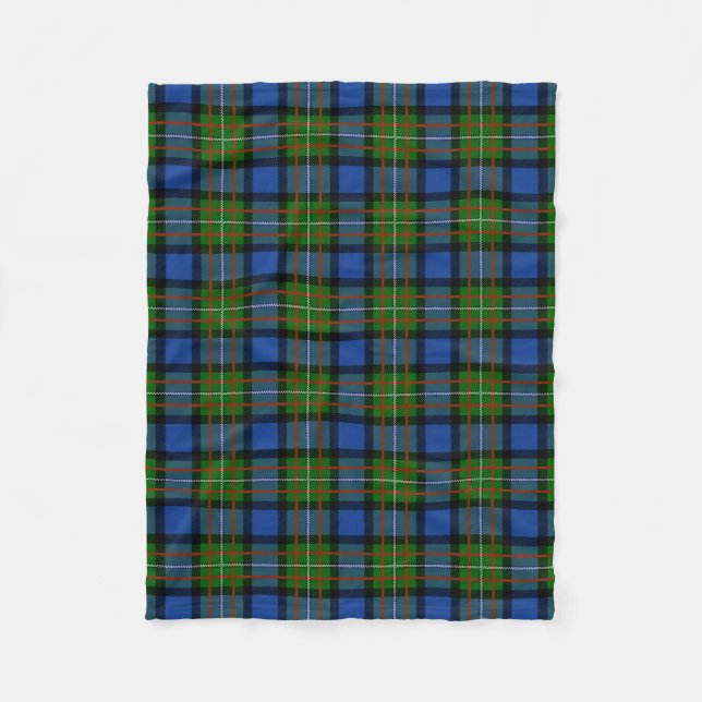 Couverture Polaire Clan écossais Fergusson Tartan Plaid (Devant)