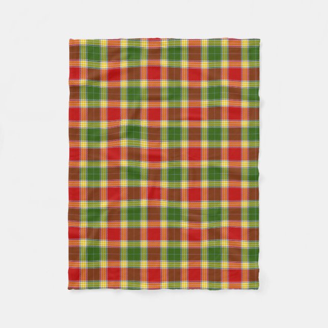 Couverture Polaire Clan écossais Gibson Tartan Plaid (Devant)