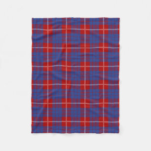 Couverture Polaire Clan écossais Hamilton Tartan Plaid
