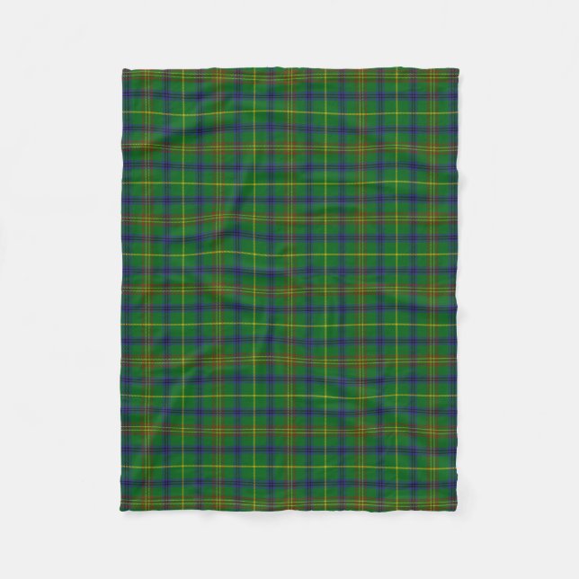 Couverture Polaire Clan écossais Holmes Tartan Plaid (Devant)