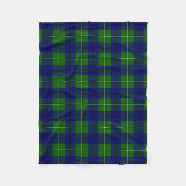 Couverture Polaire Clan écossais Johnston Tartan Plaid (Devant)