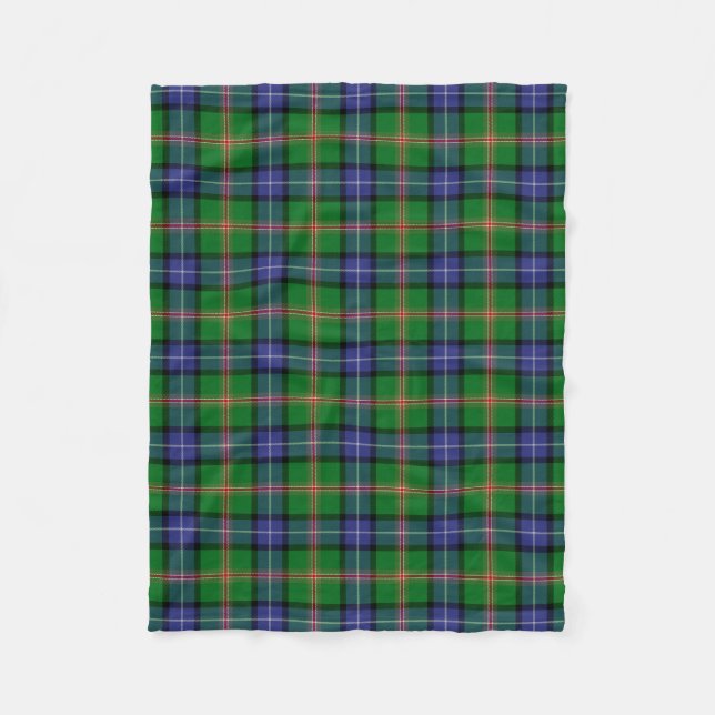 Couverture Polaire Clan écossais Jones Tartan Plaid (Devant)