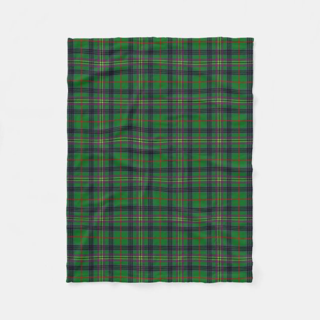 Couverture Polaire Clan écossais Kennedy Tartan Plaid (Devant)