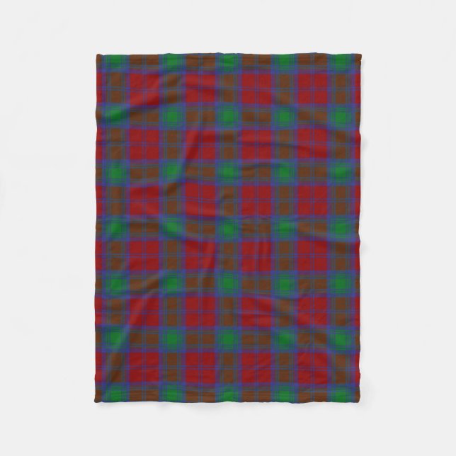 Couverture Polaire Clan écossais Lindsay Tartan Plaid (Devant)