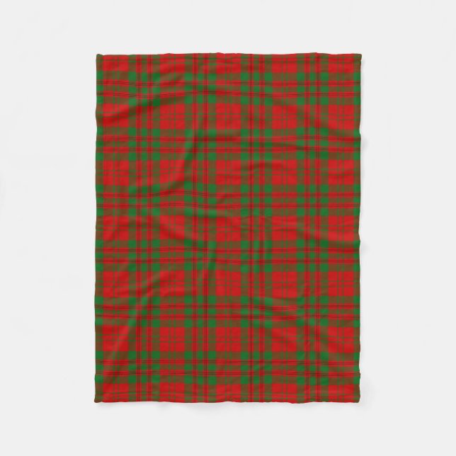 Couverture Polaire Clan écossais Livingstone Tartan Plaid (Devant)