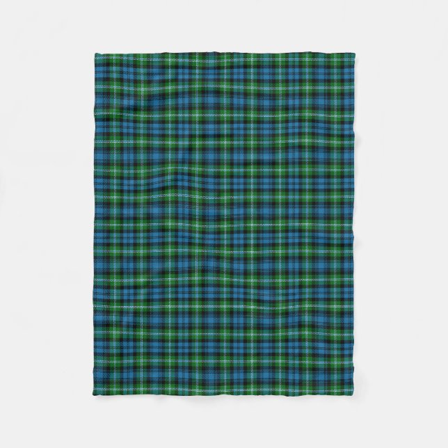 Couverture Polaire Clan écossais Lyon Tartan Plaid (Devant)