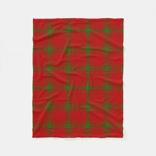 Couverture Polaire Clan écossais MacDonald de Sleat Tartan Plaid (Devant)