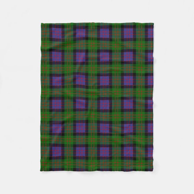Couverture Polaire Clan écossais MacDonald Tartan Plaid (Devant)