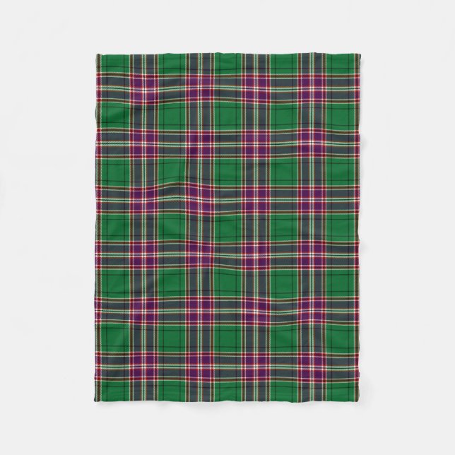 Couverture Polaire Clan écossais MacFarlane Chasse Tartan Plaid (Devant)