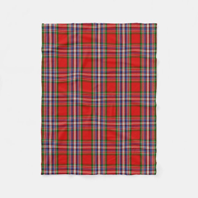 Couverture Polaire Clan écossais MacFarlane Red Tartan Plaid (Devant)