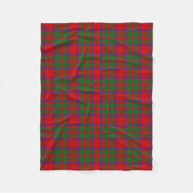 Couverture Polaire Clan écossais MacIntosh Tartan Plaid (Devant)