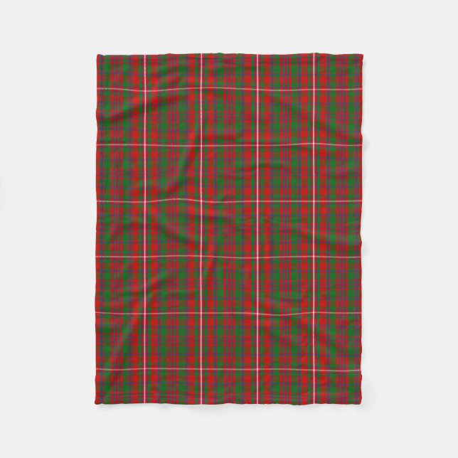 Couverture Polaire Clan écossais MacKinnon Tartan Plaid (Devant)