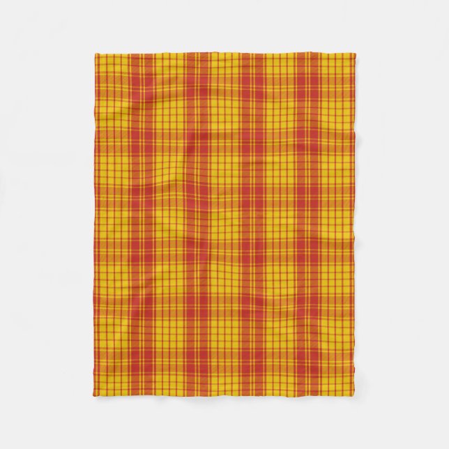 Couverture Polaire Clan écossais MacMillan Tartan Plaid (Devant)