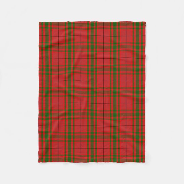 Couverture Polaire Clan écossais MacNab Tartan Plaid (Devant)