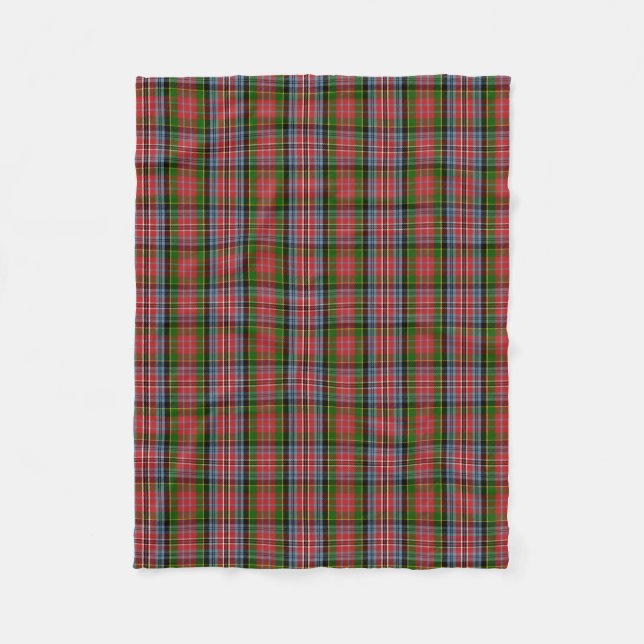 Couverture Polaire Clan écossais MacPherson Tartan Plaid (Devant)