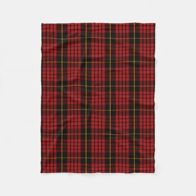 Couverture Polaire Clan écossais MacQueen Tartan Plaid (Devant)