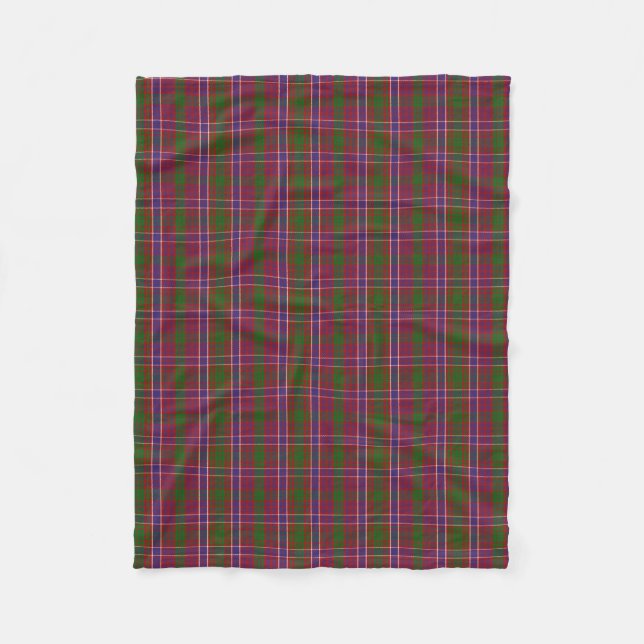 Couverture Polaire Clan écossais MacRae Tartan Plaid (Devant)