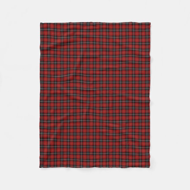 Couverture Polaire Clan écossais Marjoribanks Classique Tartan (Devant)