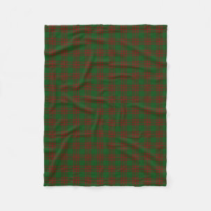 Couverture Polaire Clan écossais Menzies Red Green Classic Tartan