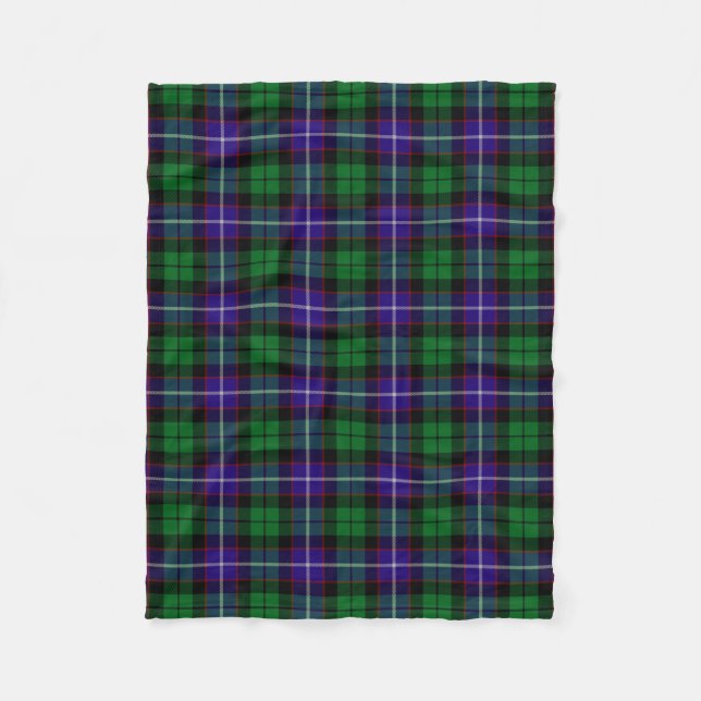 Couverture Polaire Clan écossais Mitchell Tartan Plaid (Devant)