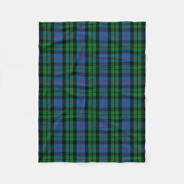 Couverture Polaire Clan écossais Morrison Tartan Plaid (Devant)