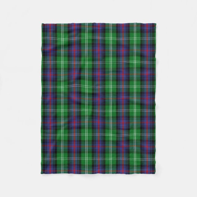 Couverture Polaire Clan écossais Sutherland Tartan Plaid (Devant)